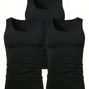 Manfinity Homme Men's Solid Color Tank Tops, Multiple Pieces, Holiday